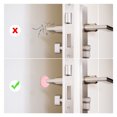 thumbnail image 4 of Uxcell 4Pcs Door Stopper Wall Protector, 80mm Self Adhesive Bumper, Gray, 4 of 6