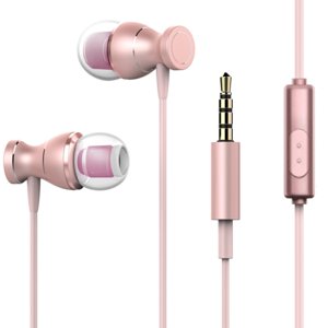 In - Ear Wired Earbuds with Microphone for Mobile, Computer, and MP3