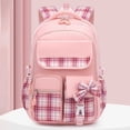 thumbnail image 2 of Ediodpoh Girls School Backpack For Grades 1-6 Lightweight Spine Support Large Capacity Bookbag For Ages 7-16 Pink, 2 of 6