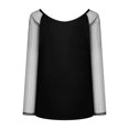 thumbnail image 5 of DPTALR Blouse T-shirt à Manches Longues en Dentelle Imprimée Décontractée pour Femmes, 5 of 5