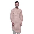 thumbnail image 1 of Atasi Rayon Ethnic Long Kurta For Boys Printed Party Wear Kurta For Men, 1 of 6