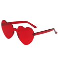 thumbnail image 1 of Frameless Transparent Glasses Europe and America Candy Color Couple Sunglasses, 1 of 3
