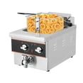 thumbnail image 1 of Commercial Deep Fryer,Dual 8L Commercial Countertop Fryer - 1800W Stainless Steel with Removable Basket, Drain Valve & Timer, Adjustable Temp Control for Restaurants & Home Use, 1 of 6