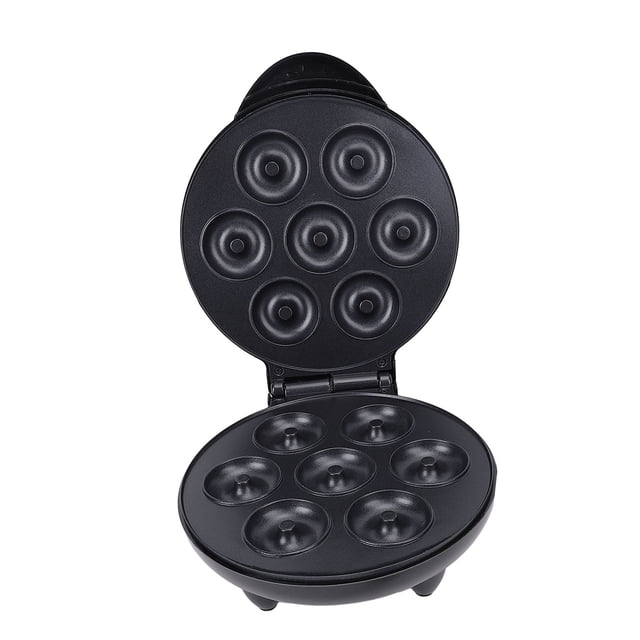 Mini Donut Maker Machine for Holiday, Electric NonStick Makes 7 Small Doughnuts Mini Doughnut Maker Pancake Maker for Breakfast, Snacks, Desserts More