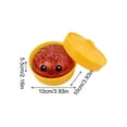 thumbnail image 2 of Cute Dumpling Shaped Slime Toy Set with Smiling Face Design in Round Containers for Sensory Play and Stress Relief, 2 of 6
