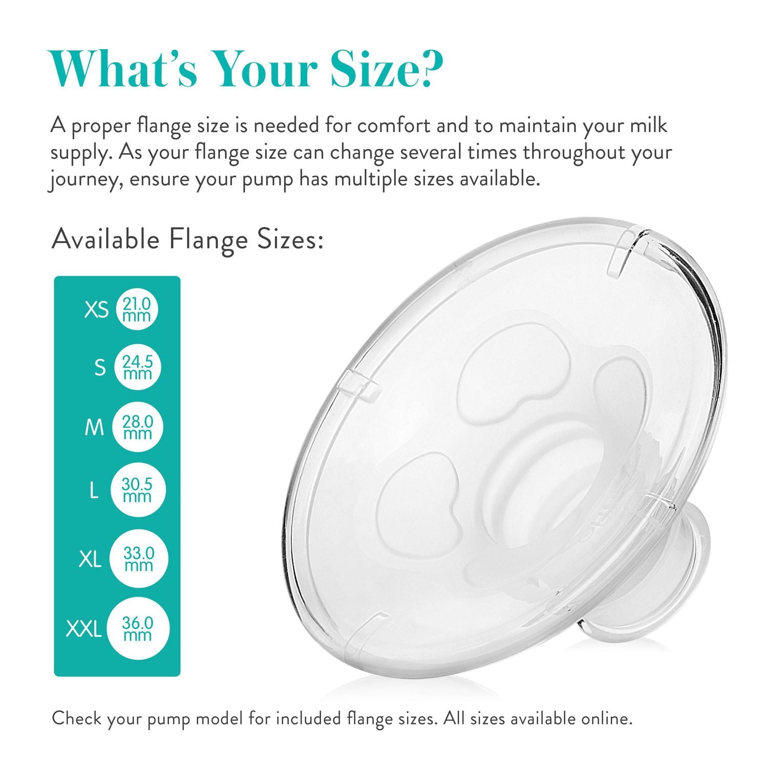 Evenflo Feeding AdvancedFit™ Flange System, Small Size