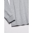 thumbnail image 3 of Hanes Men's Beefy Long Sleeve Shirt, Light Steel, M, 3 of 5