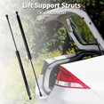 thumbnail image 2 of Unique Bargains Lift Supports Struts for Toyota Corolla Verso E12 2001-2004 No.689600W091 Rear Hatch Gas Spring Black 2 PCS, 2 of 7