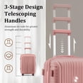 thumbnail image 3 of Joyway Ensemble de Bagages 5 Pcs : Valise Rigide Légère avec Serrure TSA et Roulettes Multidirectionnelles, 3 of 6