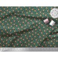 thumbnail image 3 of Soimoi Poly Georgette Fabric Leaves, & Rose Floral Print Fabric by Yard 52 Inch Wide, 3 of 3