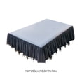 thumbnail image 3 of Defend Slip Mattress Cover Mesh Bed Skirt Protector With Dusts Barrier Suitable For Home Decoration 59x79in, 3 of 6