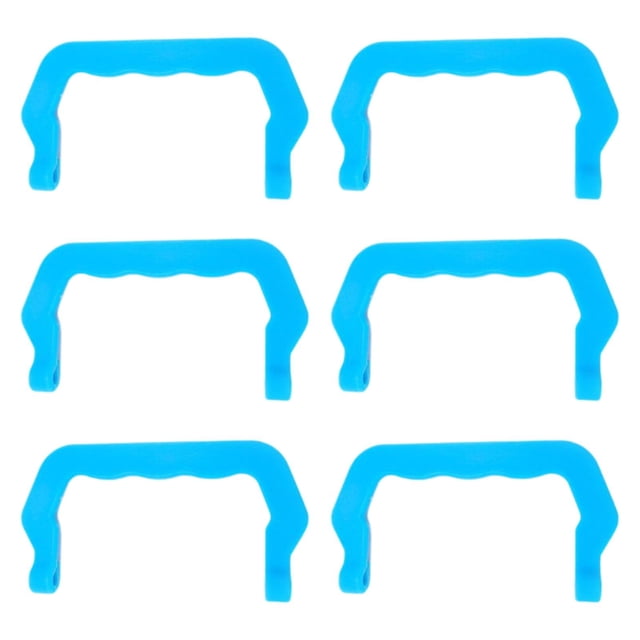 simhoa 6 Pcs Pet Cage Handle Cages Cat Carrier Hamster Squirrel Crate Handle Blue
