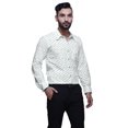 thumbnail image 2 of BESTMAN Cotton Formal Shirts For Men Slim Fit Printed Full Sleeve Shirts For Men, 2 of 5