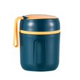 thumbnail image 2 of Oleegame 1PC Kids Snack Boxes For School Stainless Insulated Lunch Box With Breakfast Porridge Cup Small Rice Bucket Soup Cup Soup Pot Pot Stew Pot Soup Box Suitable For Children And Adults Blue, 2 of 9