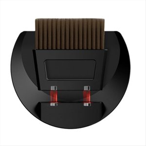 Coffee Brosse, brosse à main et ensemble de poêlons, pinceau magnétique et ensemble d'embouts doux, pinceaux pour la maison,1 set x brosse à café, noir