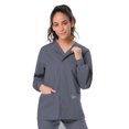thumbnail image 1 of Landau Veste de Sarrau Unisexe à Boutons-Pression à l'Avant, 2 Poches, Coupe Classique Décontractée, Durable, Médical, 1 of 1