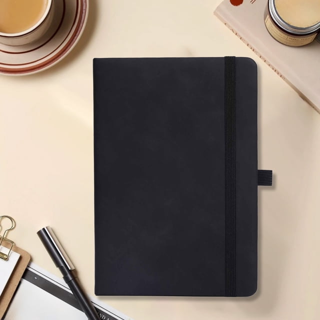 Fwttom Paper Notebook, Strap Notebook A5 Notepad 200 Pages Thick Paper Notebook Student Diary