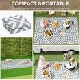 thumbnail image 4 of Tapis Extérieur Réversible pour VR, Tapis de Sol de Patio 5 Pieds x 8 Pieds, Gris et Blanc, 4 of 9