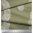 thumbnail image 3 of Soimoi Rayon Fabric Paisley Block Print Fabric by Yard 42 Inch Wide, 3 of 3