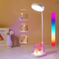 thumbnail image 1 of Xihbxyly Desk Lamp LED Small Stone Table Lamp Desk Lamp, Desk Lamps For Home Office, White Desk Light For Kids, Desktop/Computer Study Lamps For Bedrooms, Rechargeable Reading Light, 1 of 6