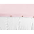 thumbnail image 3 of Swift Home Reversible Ultra Soft Solid Duvet Cover Set with Decorative Button Closure, King, Pink, 3 of 3