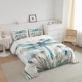 thumbnail image 3 of Erosebridal Blue Dragonfly Bedding Twin Comforter Set,Flower Dandelion Down Comforter,Animal Decor,Reversible,Lightweight,2pcs, 3 of 7