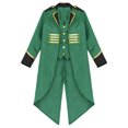 thumbnail image 3 of Yhong Garçons Filles Corset Renaissance Veste Queue-de-Pie Médiévale Smoking Long Steampunk Vert 10, 3 of 5