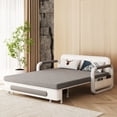 thumbnail image 2 of NessCarsti Mobilier Moderne pour Salon Canapé-Lit 3-en-1, Coton-Lin Gris avec Outils d'Assemblage, 2 of 8