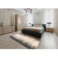 thumbnail image 4 of Ahgly Company Indoor Square Abstract Coffee Brown Abstract Area Rugs, 6' Square, 4 of 6