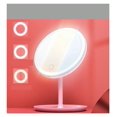 thumbnail image 1 of LED Makeup Mirror With Light Lamp With Storage Desktop Rotating Cosmetic Mirror Light Adjustable Dimming USB Vanity Mirror ,Widely Use, 1 of 7