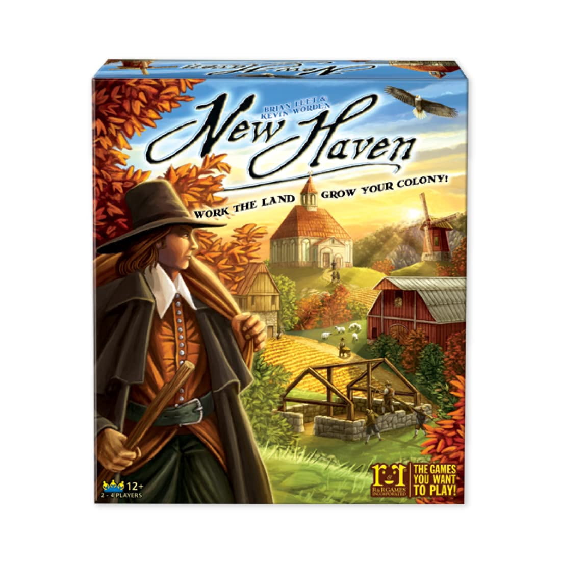 R&R Games New Haven Board Game: A Strategic Tile-Laying Board Game for Family Night