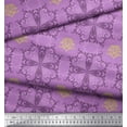 thumbnail image 3 of Soimoi Modal Satin Fabric Filigree Damask Fabric Prints By Yard 42 Inch Wide, 3 of 3