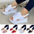 thumbnail image 2 of Women Chunky Platform Sandals Excellent Durability For Women  37 Black, 2 of 5