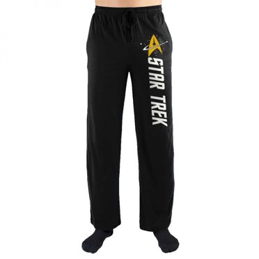 Star Trek Pantalon de Pyjama de Sommeil à Emblème Doré-Petit (28-30)