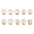 thumbnail image 1 of 10Pcs Wedding Birthday Party Decoration Wooden Table Number Freestanding Dining Hall Custom Antique Cards Welcome Signs, 1 of 11
