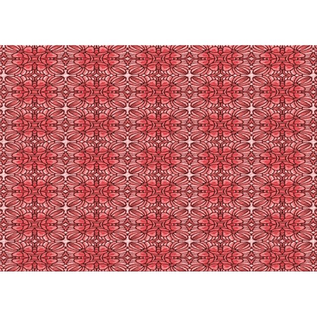 Ahgly Company Tapis d'Intérieur Rectangulaires Transitionnels Rouges Lavables à la Machine, 2 Pieds x 3 Pieds