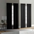 thumbnail image 5 of Mainstays 4 of a Kind Blackout Window Curtains Panels, Set of 4, White, 28" W x 84" L, 5 of 5