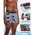 thumbnail image 4 of INNERSY Men's Underwear Soft Mesh Breathable Boxer Briefs 4-Pack(Small,Colorful Geometric), 4 of 6