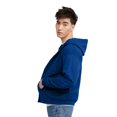 thumbnail image 4 of Hanes Mens ComfortBlend EcoSmart Full Zip Hoodie, XL, Deep Royal, 4 of 6