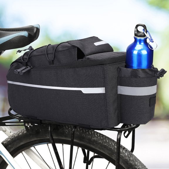 Garosa B-soul Sac de Rangement Arrière pour Siège de Vélo d'Extérieur, Bicyclette, Cyclisme, Pochette de Coffre avec Porte-Bagages, Sac de Coffre Arrière, Rangement pour Siège de Vélo