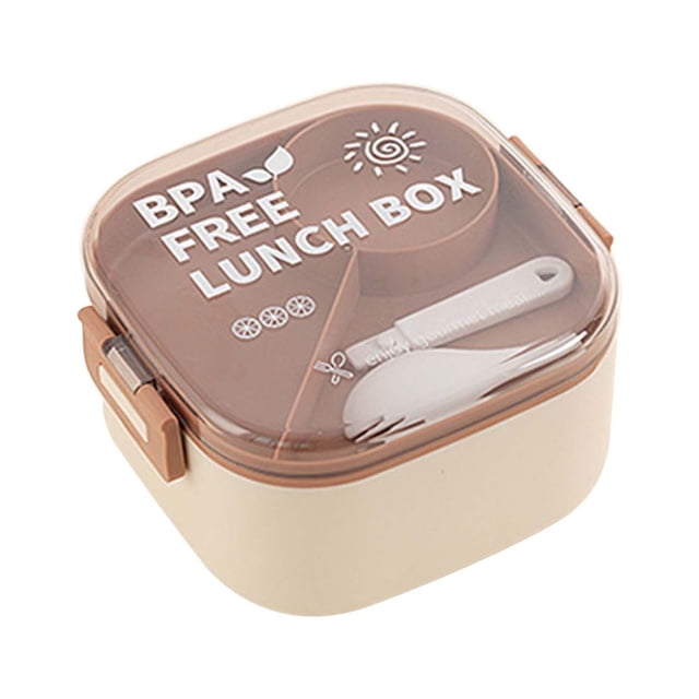 Yhmxh Lunch Box for Kids Kitchen Gadgets Food-grade Double-layer Lunch Box For Office Workers, Microwaveable Children's Lunch Box, Leak-proof Student Lunch Box Lunch Containers