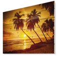 thumbnail image 1 of Design Art - Coucher de Soleil sur la Plage de l'Île de Barbados, 1 of 5