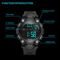 thumbnail image 2 of Kids Sport Watches, Multi-Function 30M Waterproof Watch LED Digital Double Action Watch Electronic Watches Kids Boy Girl Gift, 2 of 9