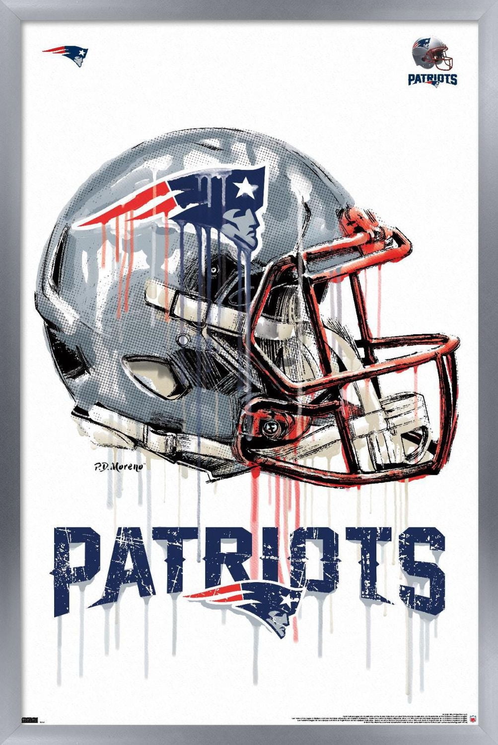 NFL Patriots de la Nouvelle-Angleterre - Casque anti-goutte 20