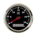 thumbnail image 1 of Tachomètre 85mm avec Compteur d'Heures LCD 3000 RPM Capteur Tacho Marine 12V/24V Rétroéclairage Rouge, Facile à Calibrer, 1 of 7