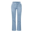 thumbnail image 4 of HongQid Straight Leg Jeans for Women Classic High Rise Jean Petite Boyfried Denim Pants, 4 of 6