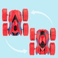 thumbnail image 4 of Double Side Stunt Graffiti Car, Off Road Model, Inertial Motion, 4WD No Battery, Durable Plastic, Rubber Tires, Kids Gift Toy, 4 of 9