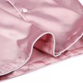 thumbnail image 4 of Kids Satin Pajamas Set PJS Long Sleeve Button-Down Sleepwear Loungewear, 4 of 7