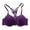 purple, variant on Sexy Lady Push Up Bra Lace Racerback Underwire Soft Padding Lift Up Bra Deep V Sexy Brassiere Underwear Seamless Bras For Women 34B 36B 38B