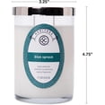 thumbnail image 3 of Heritage Collection by Colonial Candle Bougie en Pot Parfumée, 2 Mèches, 11 Oz, Blanc, 3 of 5